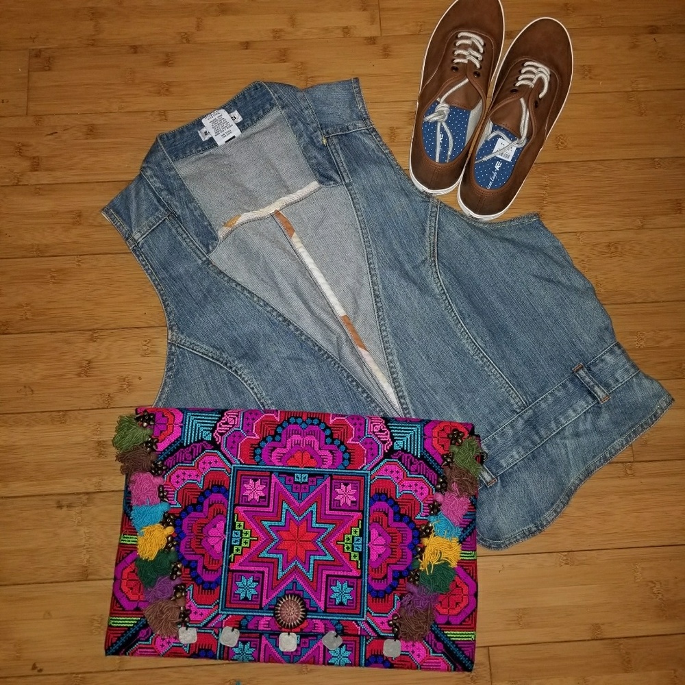 Torrid Z Cavaricci Denim Vest - VTG Torrid! Sz 4